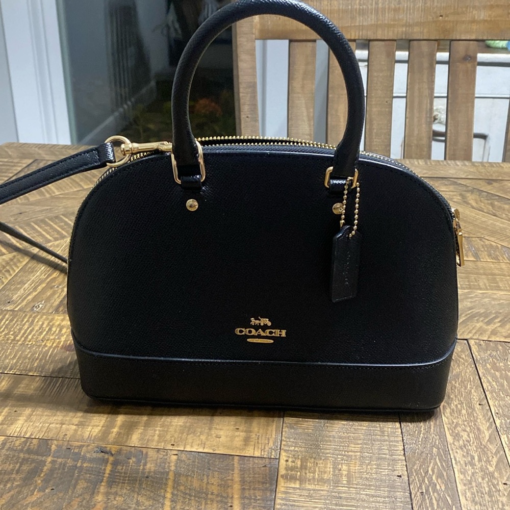 Black Coach shoulder bag
